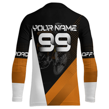Load image into Gallery viewer, Motocross Racing Jersey Upf30+ Dirt Bike Shirt Orange Motorcycle Off-Road Shirt XM287