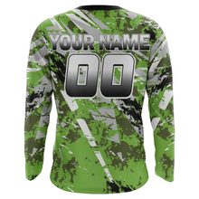 Load image into Gallery viewer, ATV Motocross Racing Jersey Green Upf30+ ATV Quad Bike Jersey Off-road Men Kid Women MX06