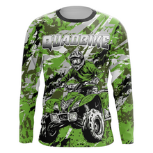 Load image into Gallery viewer, ATV Motocross Racing Jersey Green Upf30+ ATV Quad Bike Jersey Off-road Men Kid Women MX06