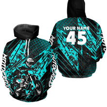Load image into Gallery viewer, Custom Motocross Hoodie Custom Dirt Bike Hoodie Motocross Sweatshirts for Kid Adult HOT13