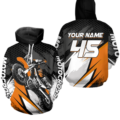 Custom Dirt Bike Hoodie Motocross Hoodie Sweatshirts for Kid Men Women Motorcycle Hoodie HOT15