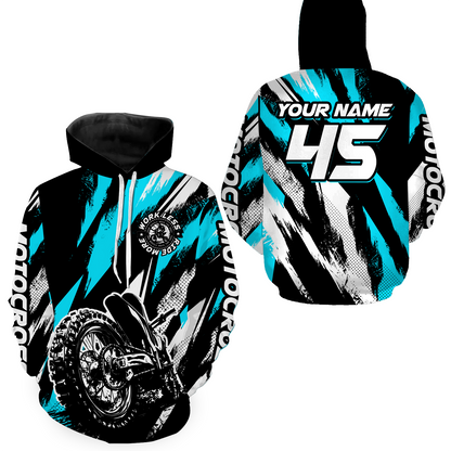 Custom Dirt Bike Motocross Hoodie Shirt for Kid Men Women Motocross Hoodie Jersey HOT03