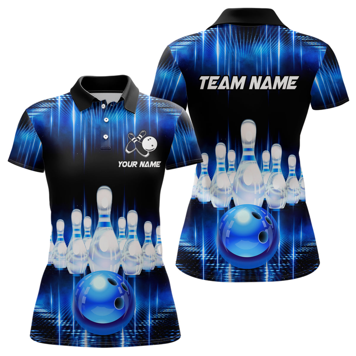 Bowling Jersey Men And Women Custom Bowling Shirts Unisex Polo Bowling Team Shirt CP18