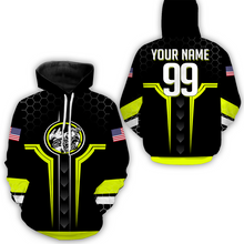 Load image into Gallery viewer, Adult&amp;Kid Yellow Custom Dirt Bike Jersey Motocross Jersey Upf30+ Motocross Shirt| CTP78
