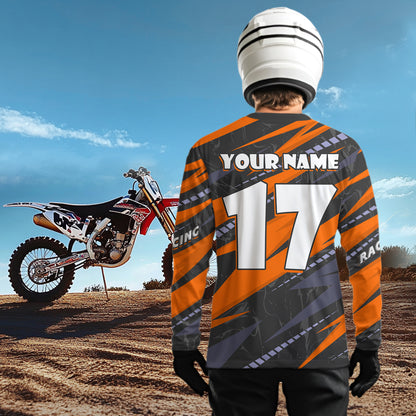 Dinosaur ATV Racing Jersey Custom ATV Riding Shirt Quad Bike ATV Jersey for Kid Adult MX121