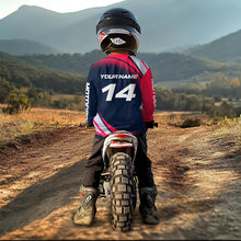 Load image into Gallery viewer, Custom Eagle ATV Riding Jersey Pink and Blue Quad Bike Jersey for Kid Men Women MX103