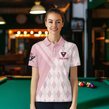 Load image into Gallery viewer, Custom Vintage 8 Ball Billiard Jersey for Women Billiard Team Shirt Billiard Shirt Polo &amp; 1/4 Zip NNT99