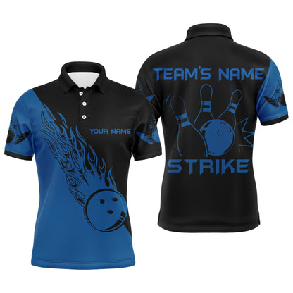 Strike Bowling Polo Shirt For Men Custom Bowling Jersey Bowing Team Shirts BDT192