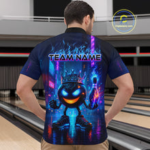 Load image into Gallery viewer, Custom Neon Lightning Bowling Shirt Funny Men Bowling Team Jersey Polo &amp; 1/4-Zip Bowling Outfit QZT740