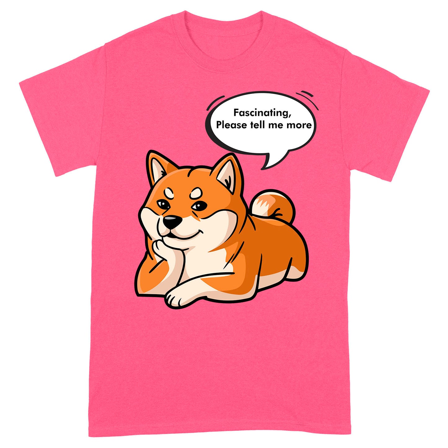 Funny Shiba Inu Dog Unisex Standard T-Shirt, Shiba Inu Funny Tee For Dog Lover IPHW9364