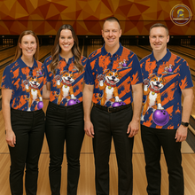 Load image into Gallery viewer, Custom Pitbull Bowling Shirt for Women Bowling Team Jersey Polo &amp; Quarter-Zip QZT1002