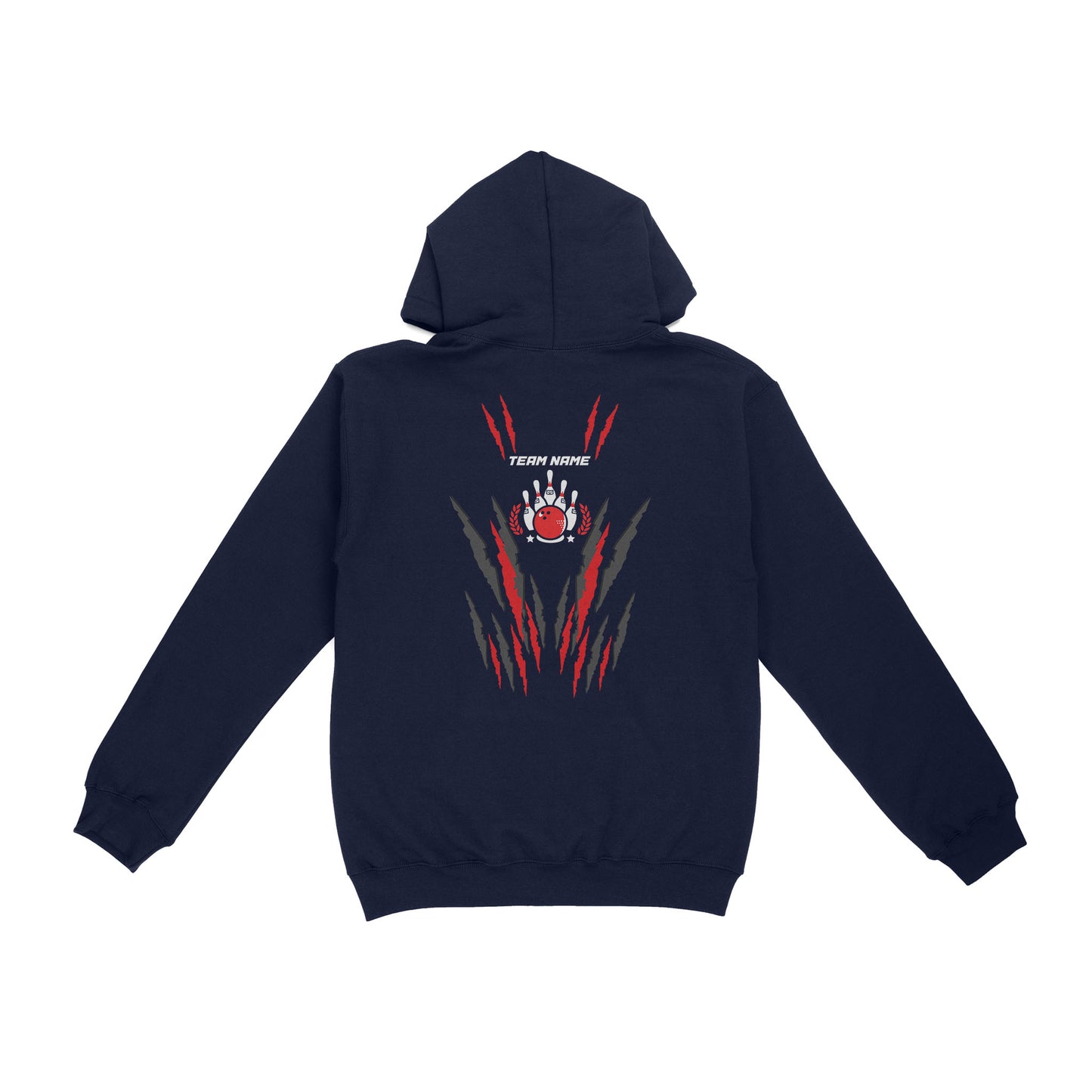 Flame Bowling Custom Name and Team Name Bowling Hoodie, Gift For Bowlers D02 NQS9900
