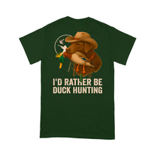 Load image into Gallery viewer, I'd Rather Be Duck Hunting Chesapeake Bay Retriever Dog Men T-shirt FSD4707 D03