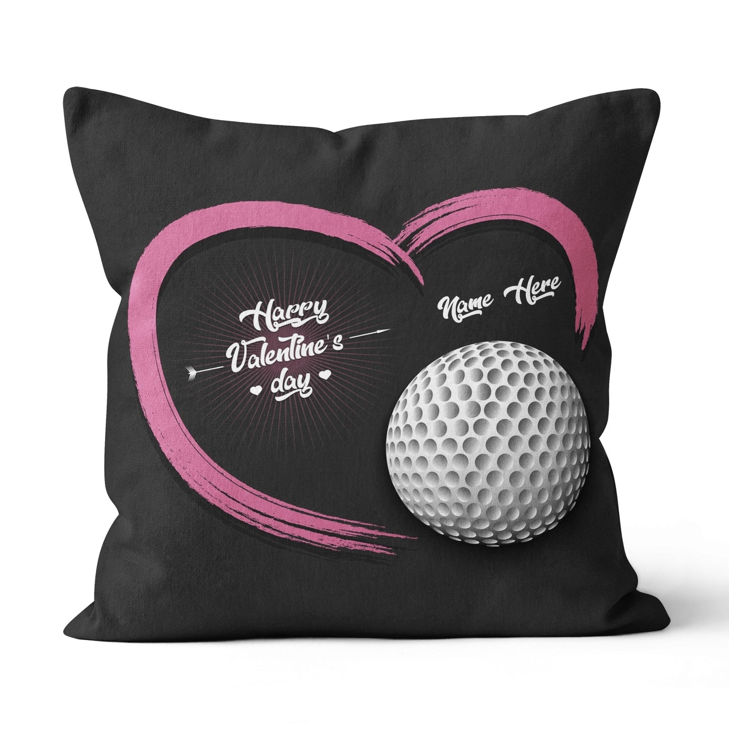 Custom Valentines Day Golf Gifts For Golfer Personalized Golf Pillow LDT1194