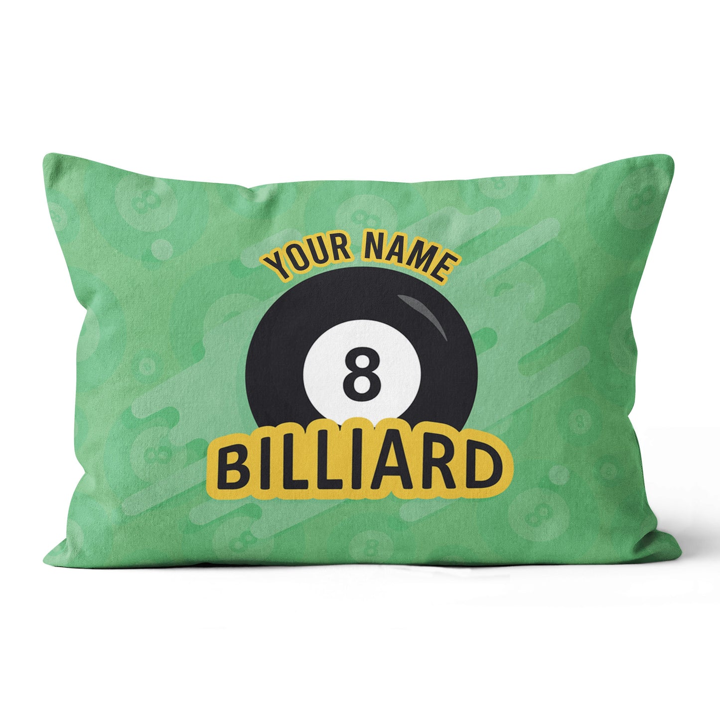 Personalized Green 8 Ball Billiards Pillow Custom Gifts For Pool Players VHM0844