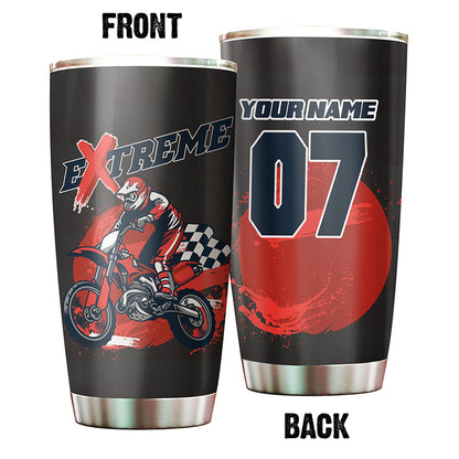 Personalized Motocross Tumbler Cup - Motorcycle Riding Off-Road Tumbler Gift For Biker Drinkware CDT15