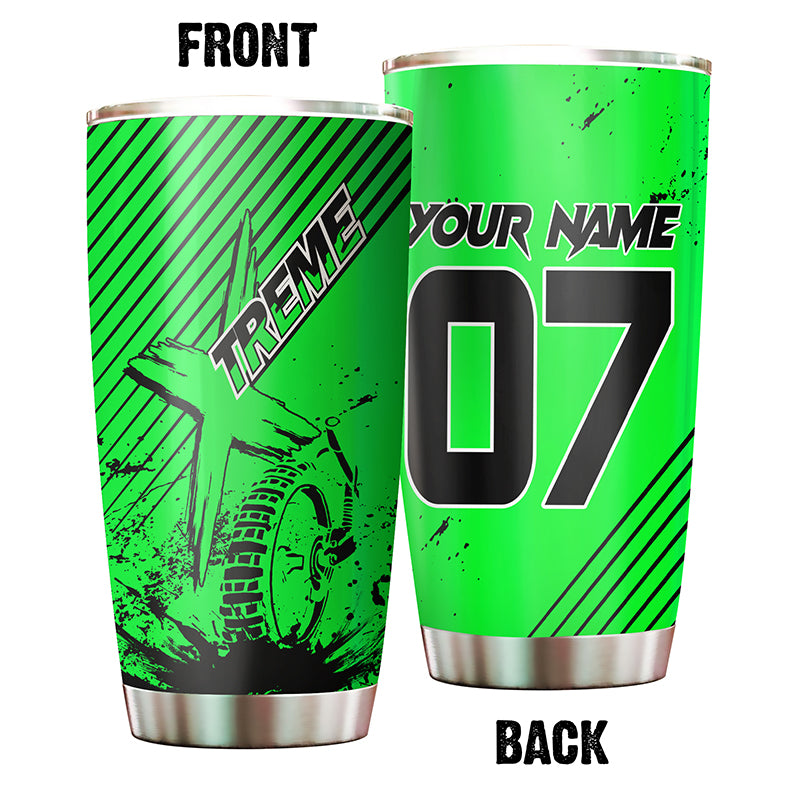 Personalized Motocross Tumbler Cup - Dirt Bike Off-Road Tumbler, Gift For Motorcycle Lover Drinkware CDT14