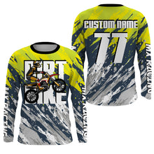 Load image into Gallery viewer, Dirt bike riding jersey Motocross custom off-road MX UPF30+ youth men women racing motorcycle PDT123