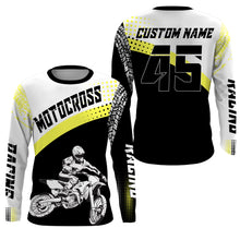 Load image into Gallery viewer, Custom motocross jersey UPF30+ men women kid unisex dirt bike racing off-road motorcycle racewear NMS1004