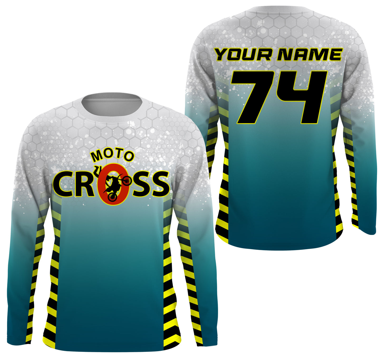 Custom name&number MX racing jersey kids men women dirt bike Motocross offroad UPF30+ motorcycle PDT122
