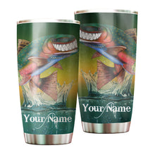 Load image into Gallery viewer, 1pc funny Trout fly fishing rainbow trout ChipteeAmz's art Custom Stainless Steel Tumbler Cup AT064