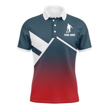 Load image into Gallery viewer, Funny Men Polo Bowling Shirt Personalized My Mind's in The Gutter Bowlers Jersey Short Sleeves NBP27