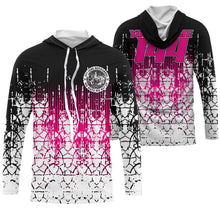Load image into Gallery viewer, Adult&amp;Kid custom Motocross jersey UPF30+ MX racing No Guts No Glory offroad pink dirt bike racewear NMS924