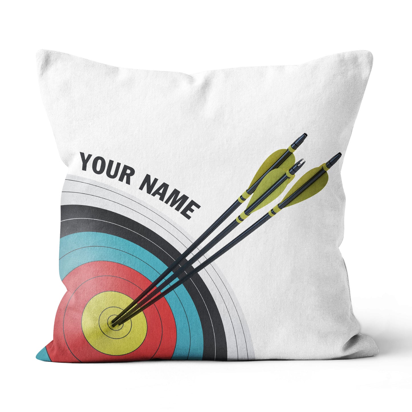 Personalized Archery 3d Target Pillow Best Custom Throw Pillows Gifts TDM0746