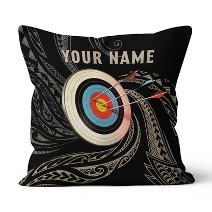 Personalized Archery 3d Target Tribal Pattern Pillow, Best Pillows Gifts TDM0785
