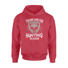 Load image into Gallery viewer, Thank God for Hunting season Standard Hoodie Hunting gift for Men, Women and Kid - FSD634