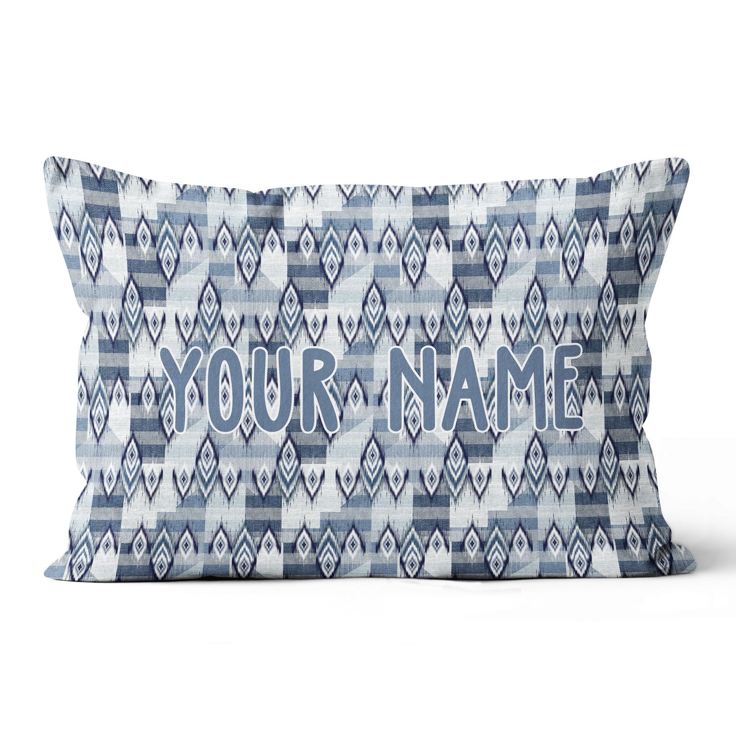 Denim Patchwork Vintage Custom Throw Pillow Personalized Cool Golf Gifts LDT1133