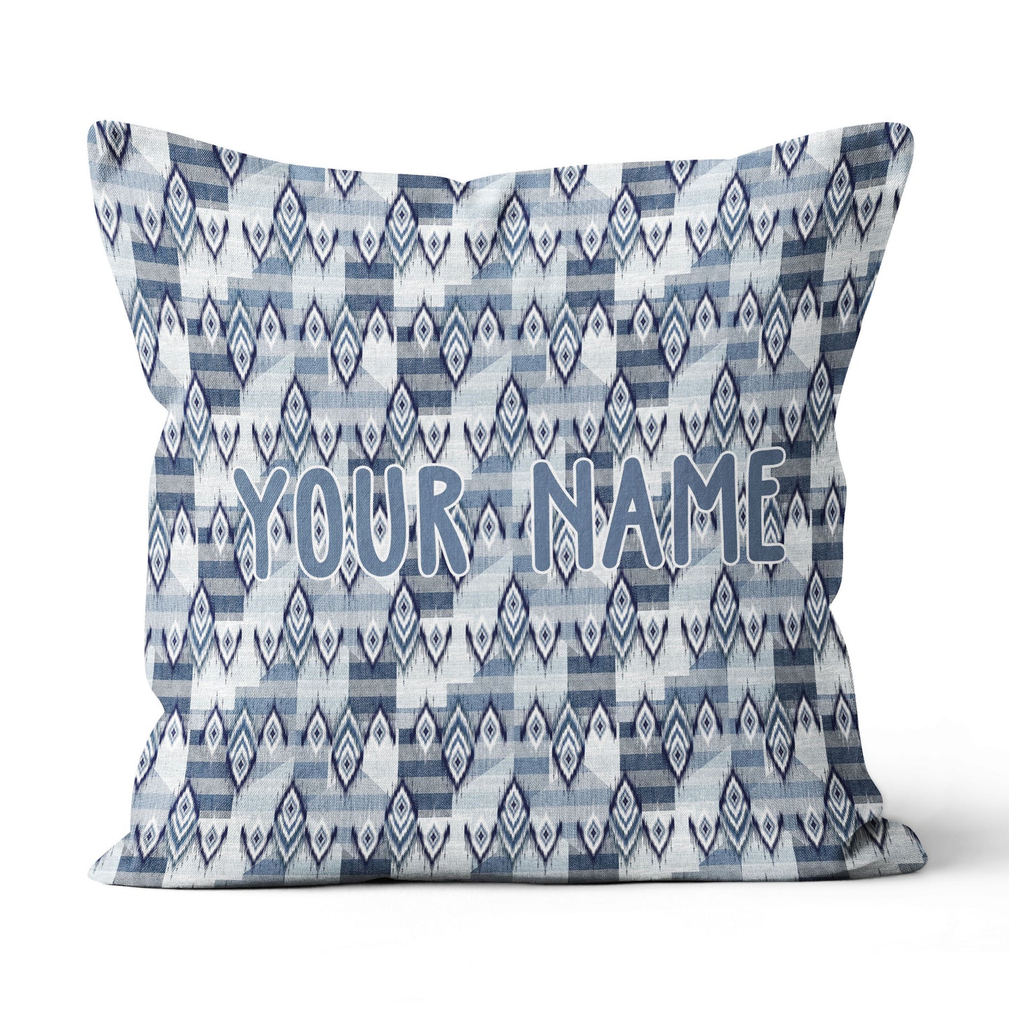 Denim Patchwork Vintage Custom Throw Pillow Personalized Cool Golf Gifts LDT1133