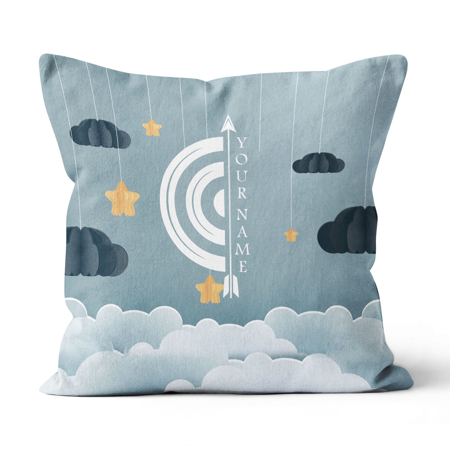 Personalized Funny Clound Archery Target Pillow, Decorative Throw Pillow TDM0754