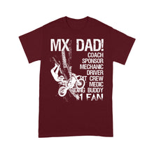 Load image into Gallery viewer, MX Dad T-shirt Biker Motocross Dad Racing Father's Day Gift for Dad Rider| NMS513 A01