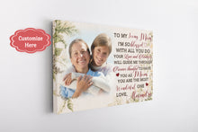 Load image into Gallery viewer, Personalized Mom Canvas- To My Loving Mom Mother's Day Gift, Thoughtful Gift for Mom Birthday Christmas| N2454