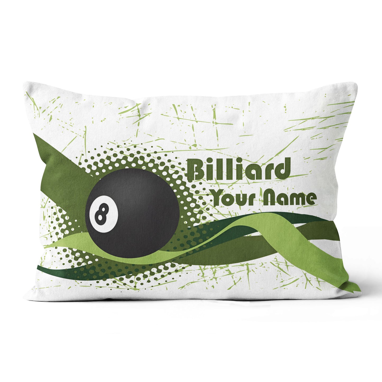 Personalized Green 8 Ball Billiards Pillow Custom Gifts For Pool Players VHM0852