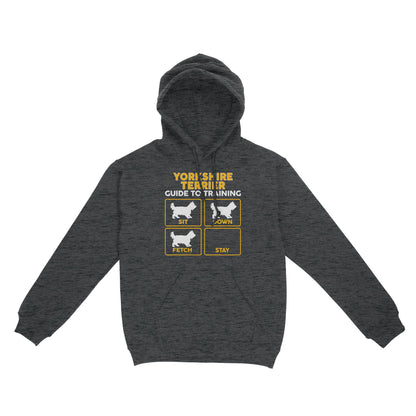 Yorkshire Terrier Standard Hoodie | Funny Guide to Training dog - FSD2411D08