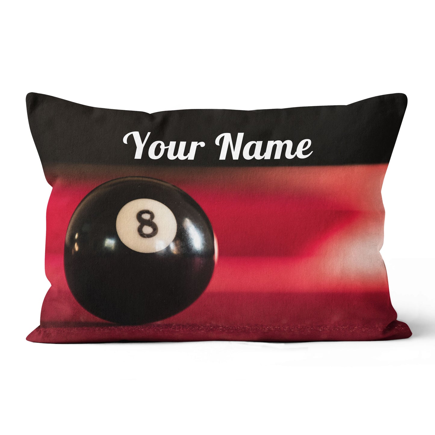 Personalized Billiard 8 Ball Pillow, Custom Throw Pillow Billiards Gifts VHM0882