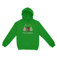 Load image into Gallery viewer, Deer, Elk, Moose hunting Merry Rackmas hunting gift for men Hoodie TAD02