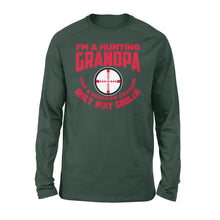 Load image into Gallery viewer, Funny Mens Grandpa Hunting Gift Shirt I'm A Hunting Grandpa Like Normal Grandpa But Much Cooler Long Sleeves - FSD13