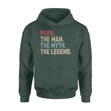 Load image into Gallery viewer, Papa - the man the myth the legend over size shirts