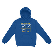 Load image into Gallery viewer, Rottweiler Standard Hoodie | Funny Guide to Training dog - FSD2405D08