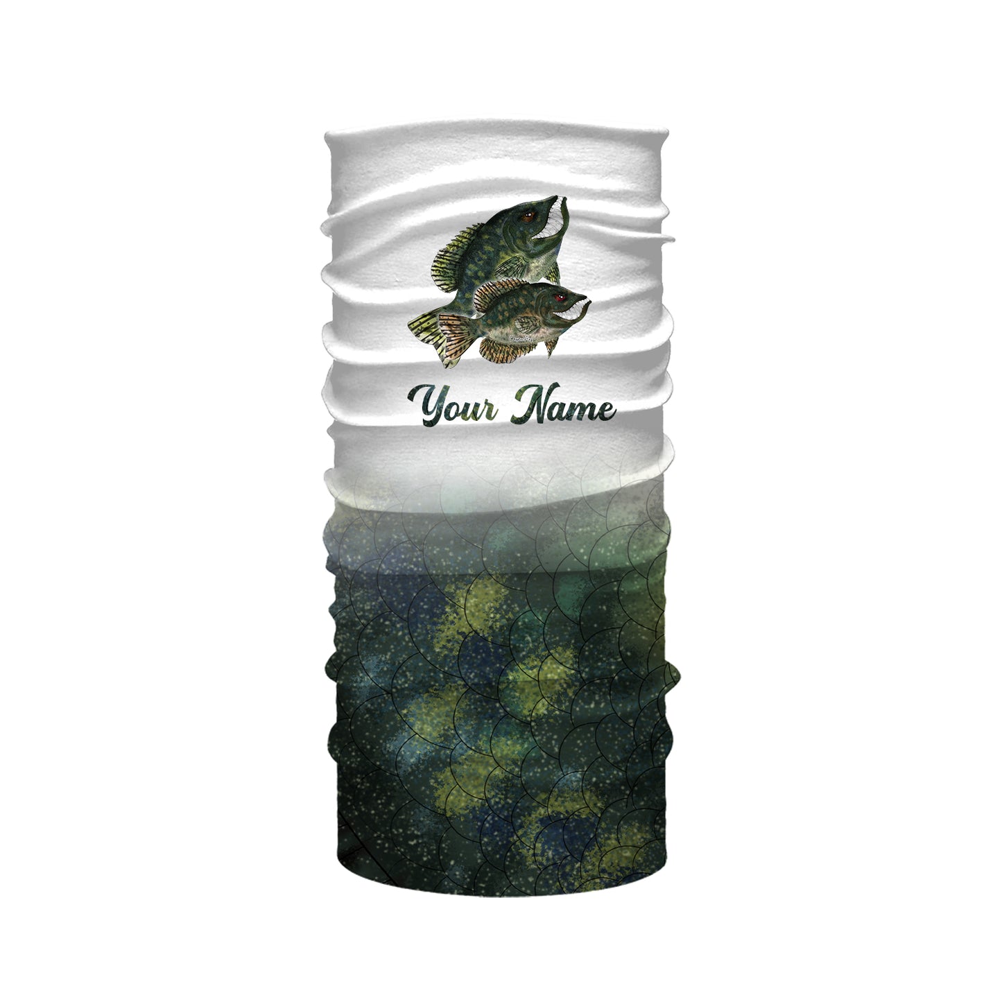 Crappie fishing ChipteeAmz's art custom name UV protection shirts with funny Crappie fish art AT031