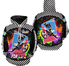 Load image into Gallery viewer, Extreme Motocross Racing All Over Printed Jersey Hoodie T-shirt, Personalized Motorcycle Off-road| NMS285