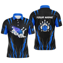 Load image into Gallery viewer, Custom bowling shirt for men – personalized team jersey front view