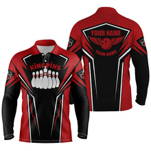 Load image into Gallery viewer, personalized bowling shirt for men – custom name design side view