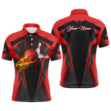 Load image into Gallery viewer, Custom bowling shirt for men – personalized team jersey front view