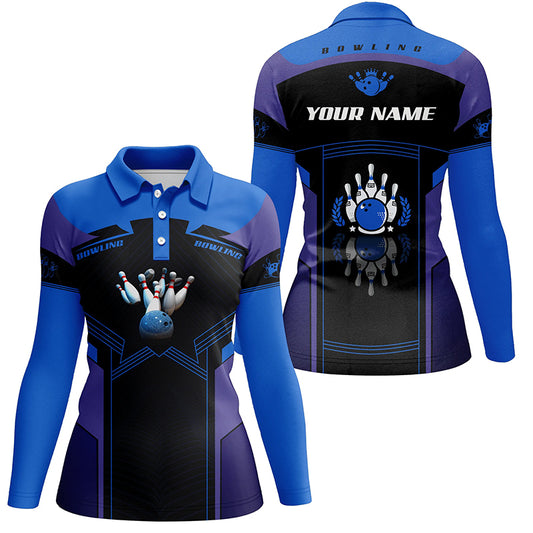personalized bowling shirt for women – custom name design side view