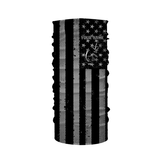 Gone fishing catch you later American flag Patriot fish hook Performance fishing Shirts NQS2502