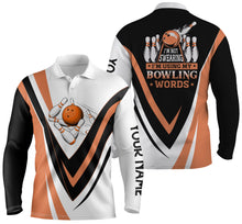 Load image into Gallery viewer, personalized bowling shirt for bowling – custom name design side view
